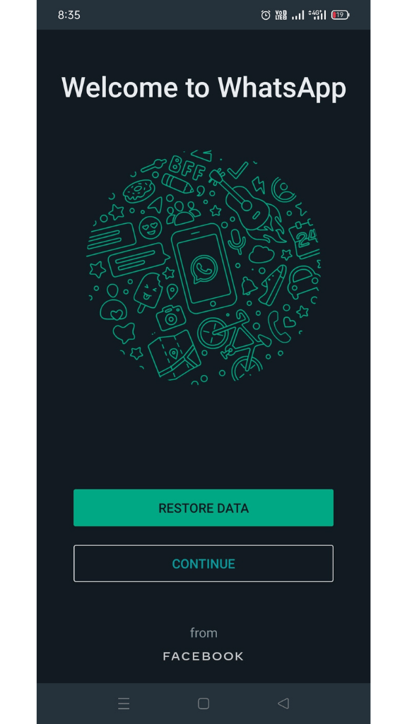 How to Register on GBWhatsApp Step 1